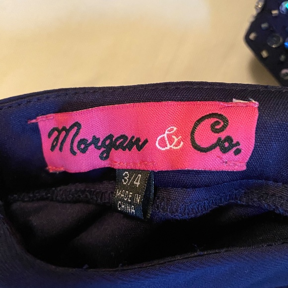 Morgan and Company Navy Blue Maxi Dress - Picture 4 of 5